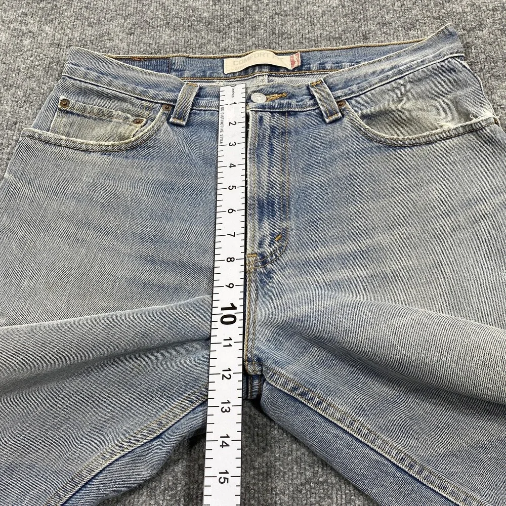 Levis 560 Jeans Mens 33x30 Blue Relaxed Fit Tapered‎ Denim Light Wash 5 Pocket